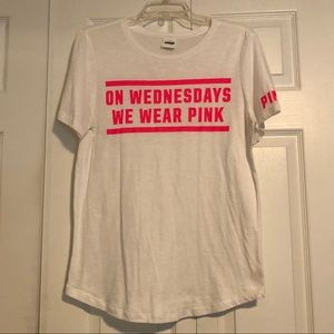 VS PINK - On Wednesday’s We Wear Pink T-shirt